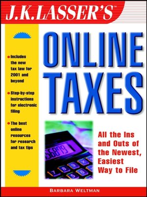 cover image of J.K. Lasser's Online Taxes